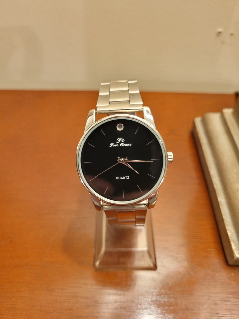 Brand New Fc Free Crane Silver and Black Quartz Men's Watch